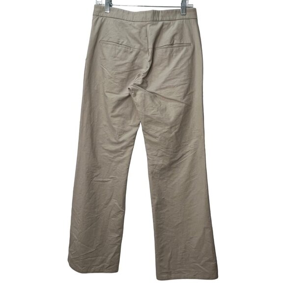 MARNI Button Fly Flat Front Wide Leg Cotton Khaki Chino Pants Pockets IT 42 US 6 - Picture 7 of 10